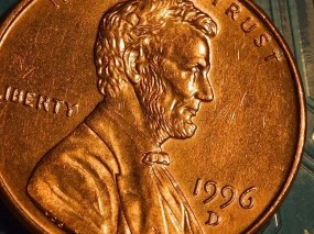 Обои Линкольн на монете: Деньги, Монета, Деньги