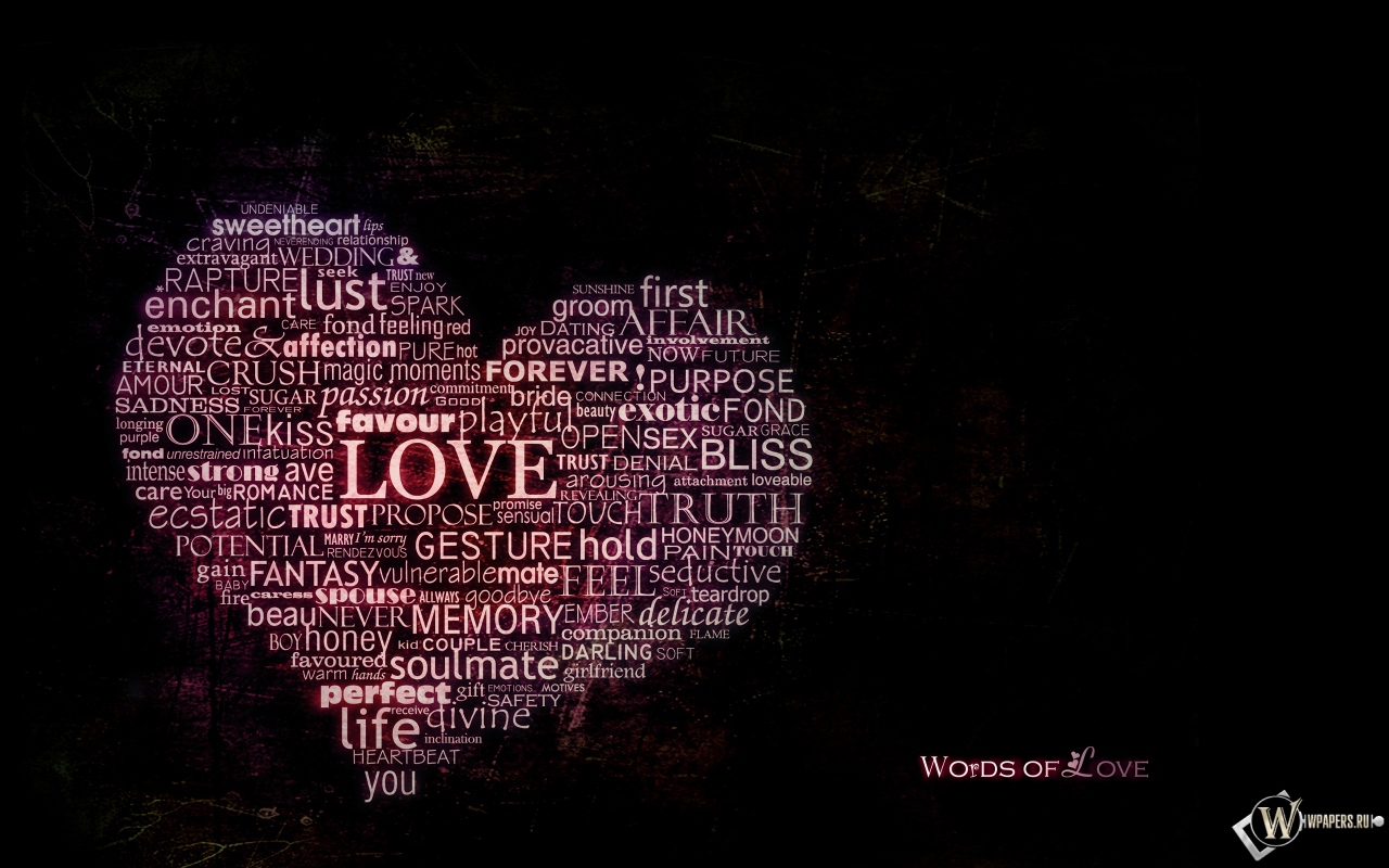 Words of love 1280x800