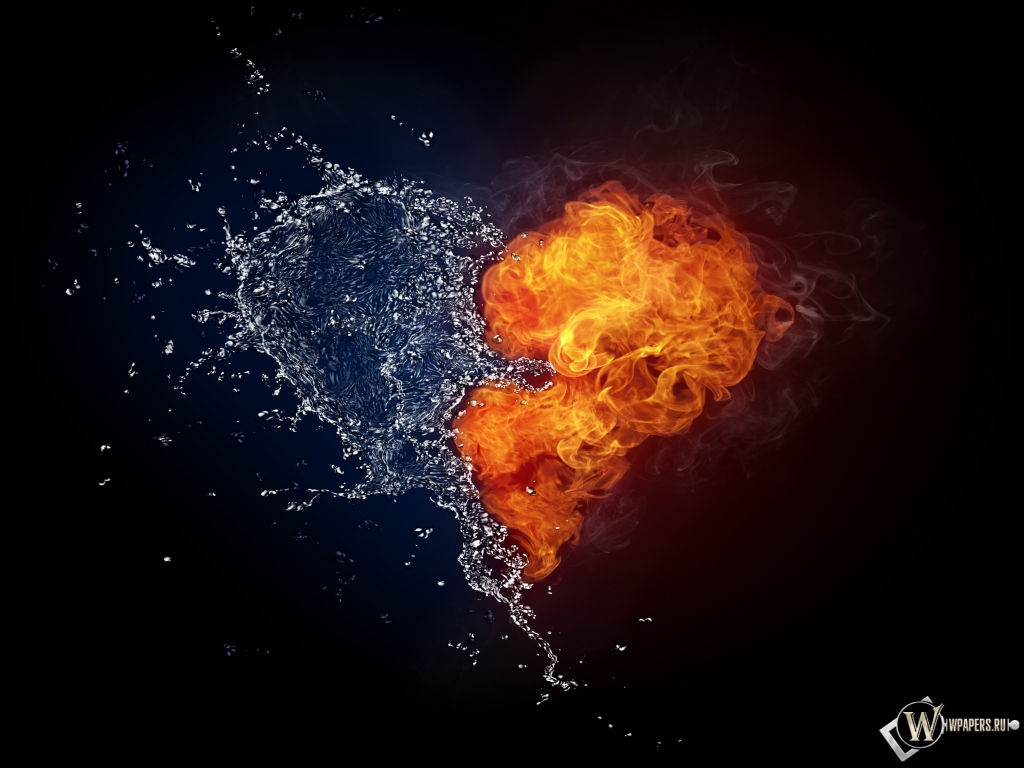 Сердце из огня и воды 1024x768