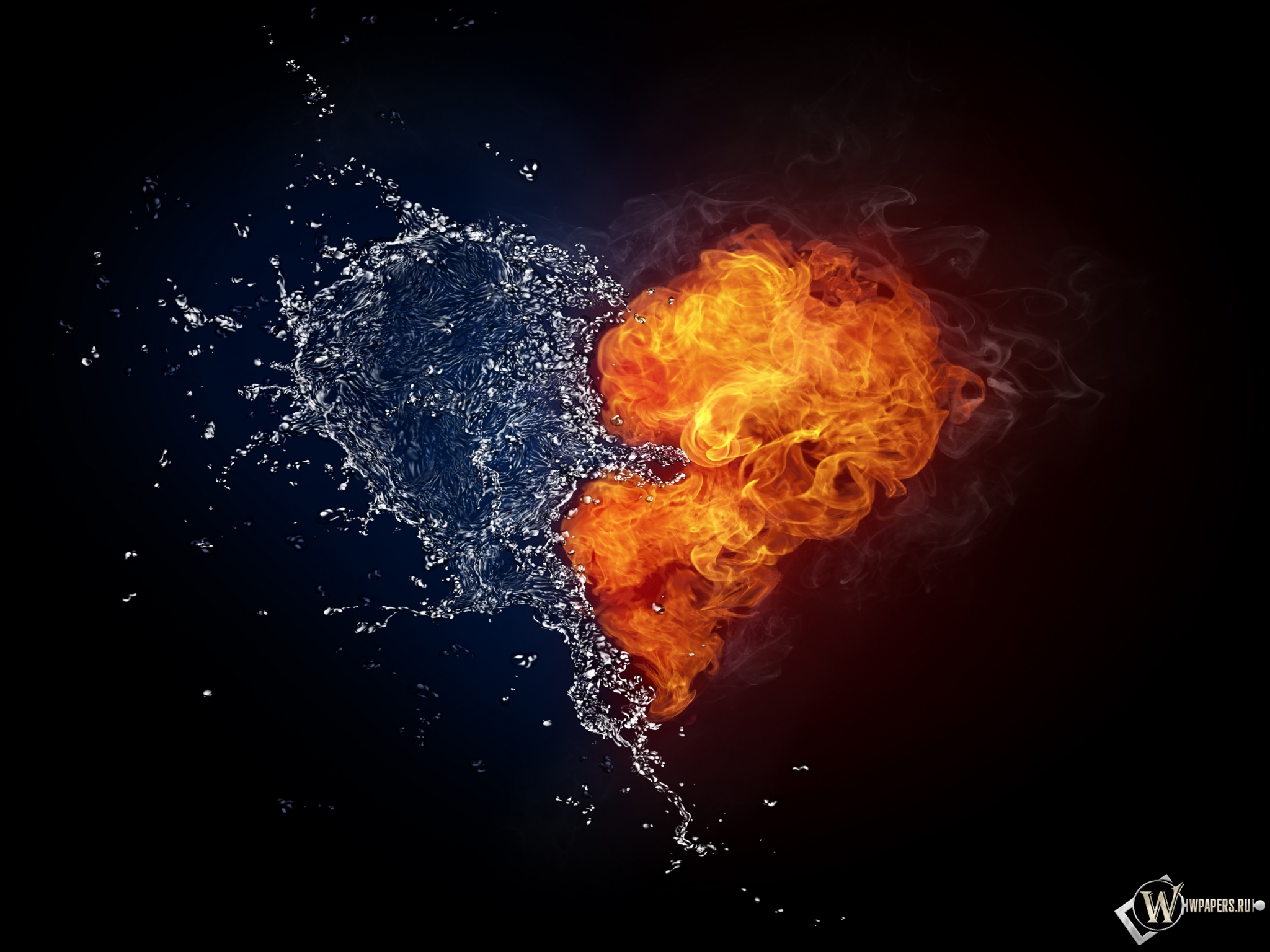 Сердце из огня и воды 2048x1536