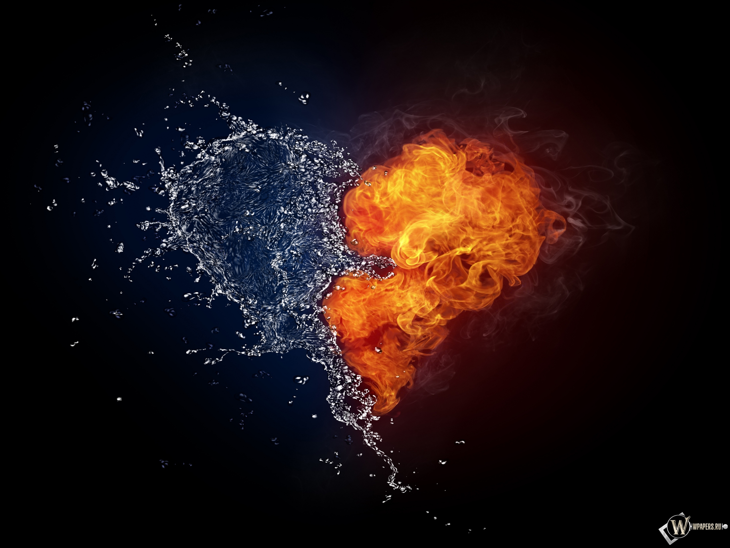Сердце из огня и воды 2560x1920