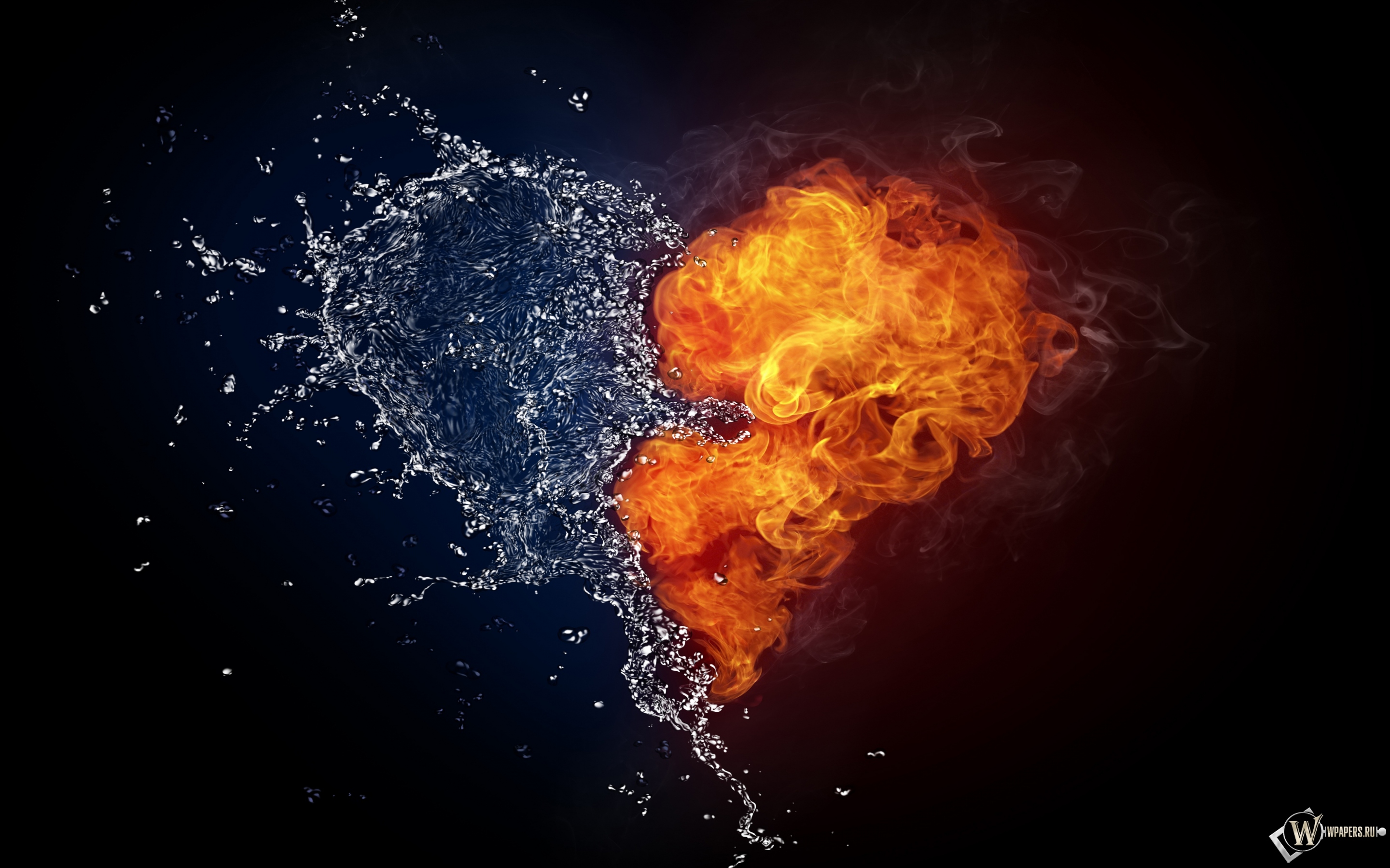 Сердце из огня и воды 2880x1800