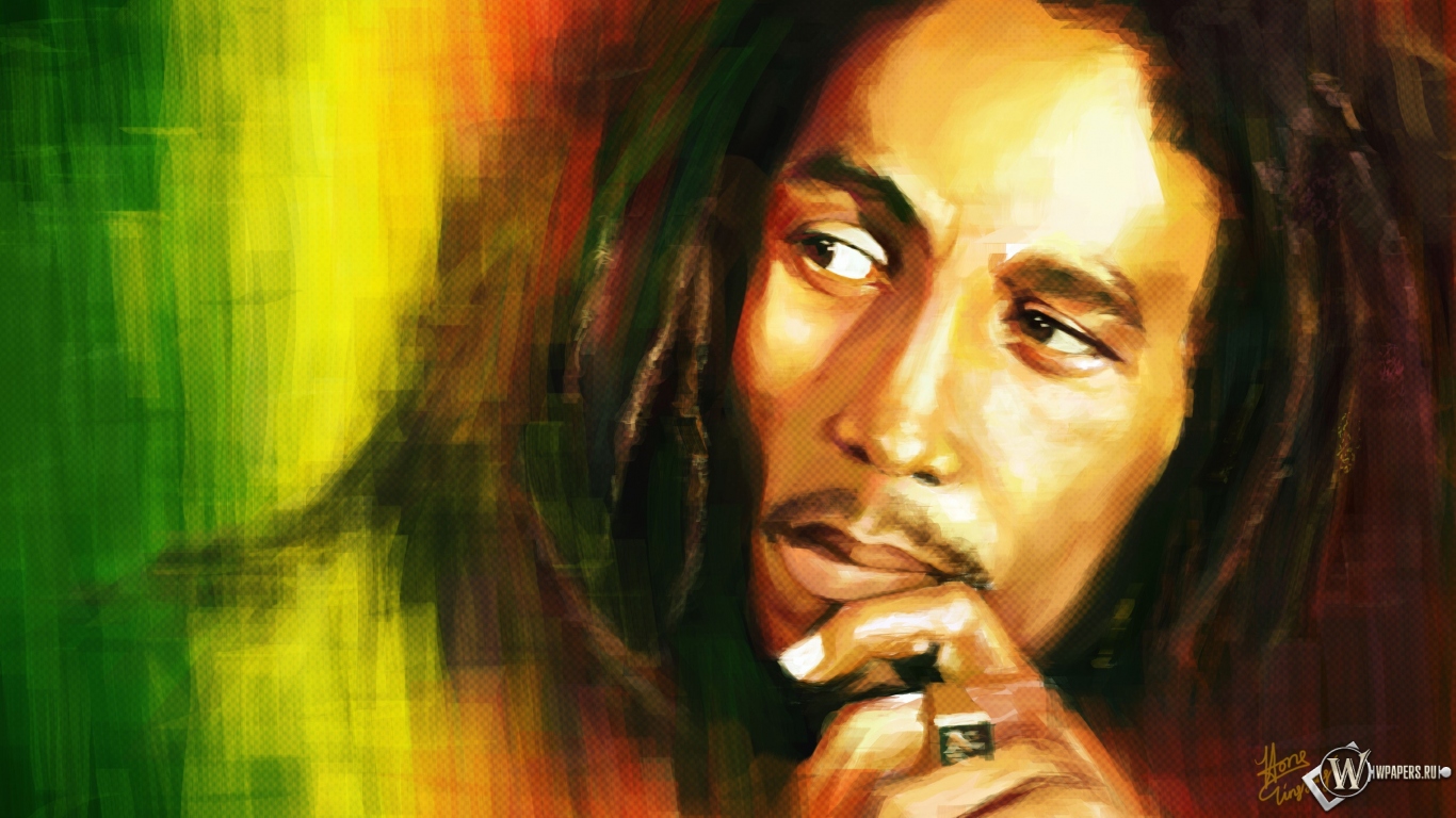 Bob Marley 1366x768