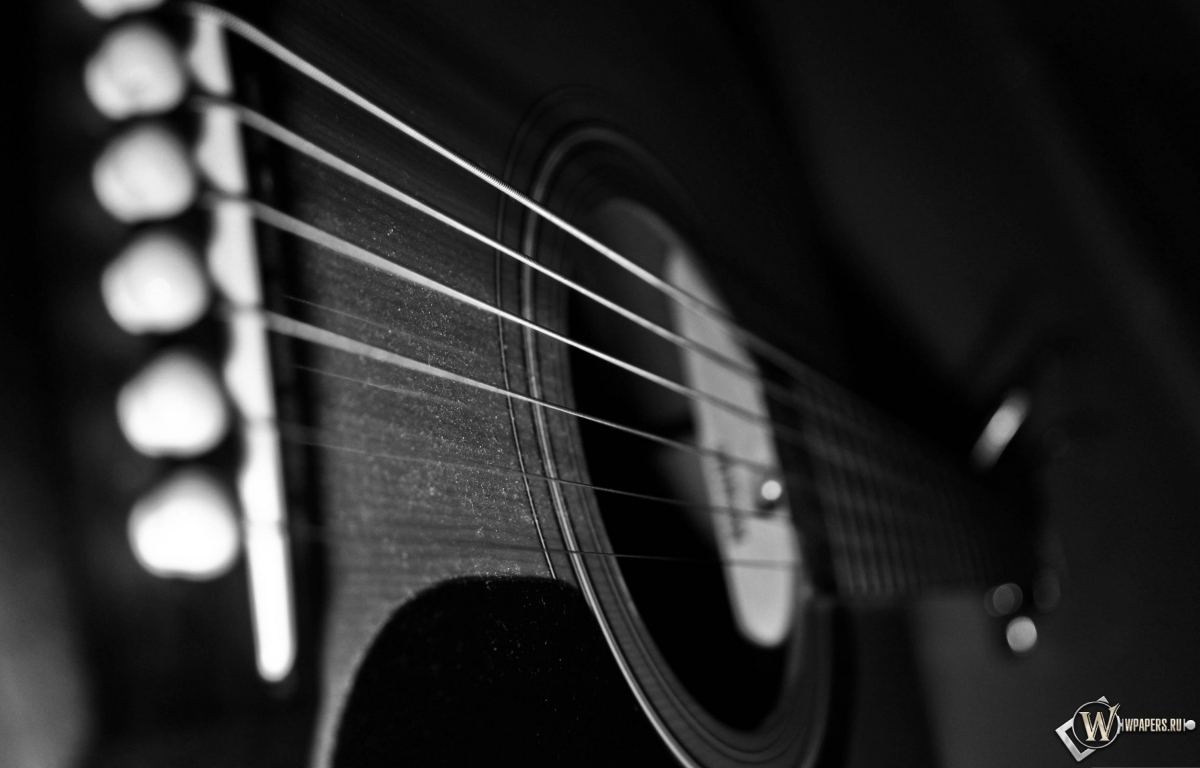 Акустическая гитара 1200x768