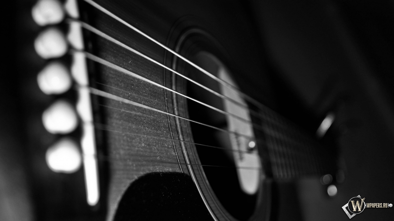 Акустическая гитара 1600x900