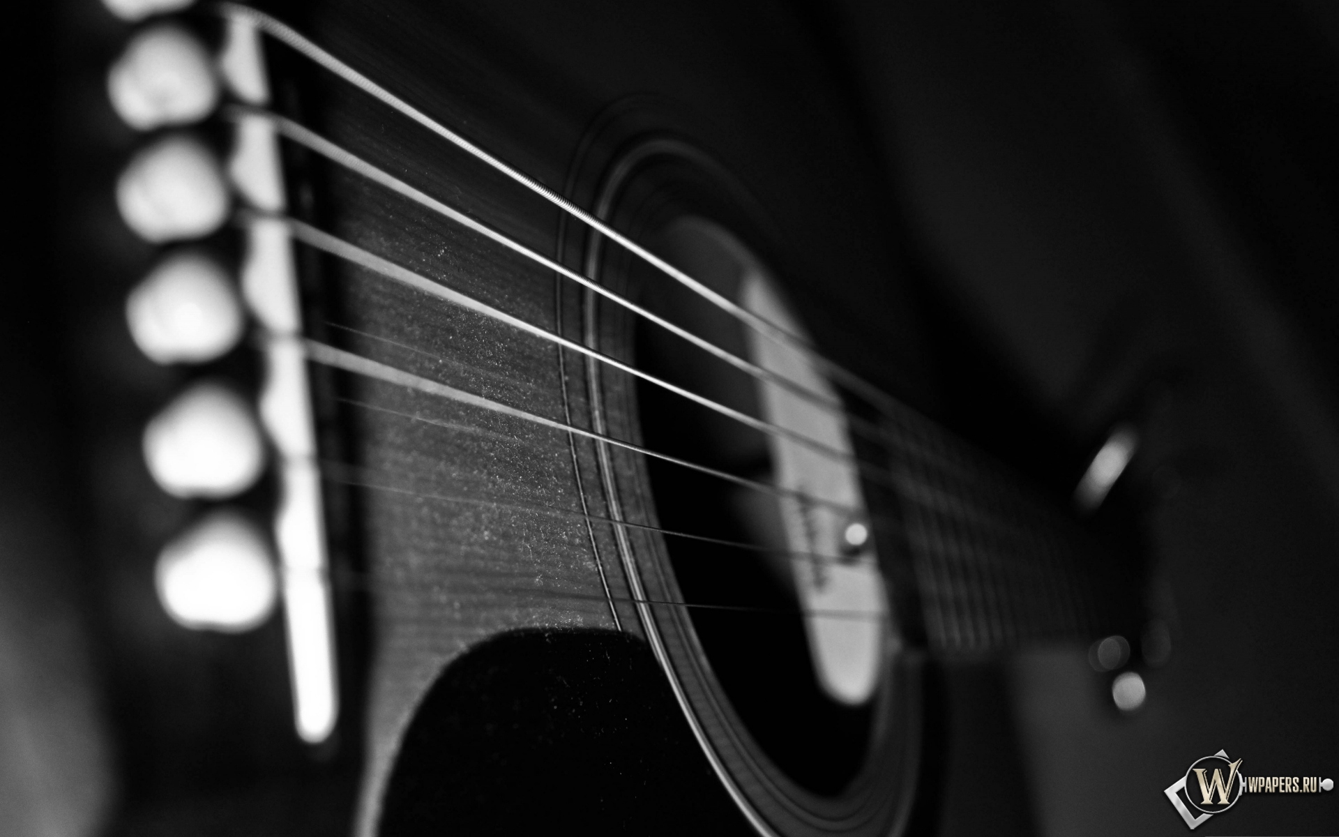 Акустическая гитара 1920x1200