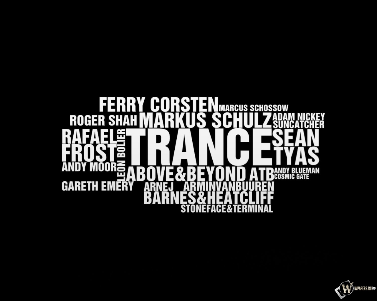 Trance music 1280x1024
