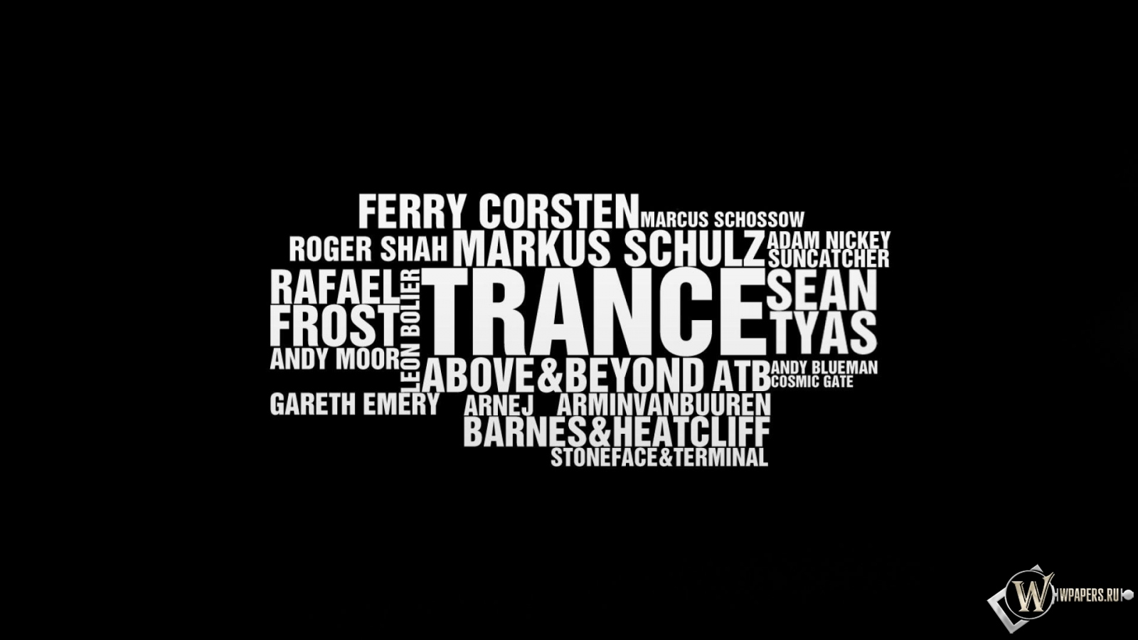 Trance music 1600x900