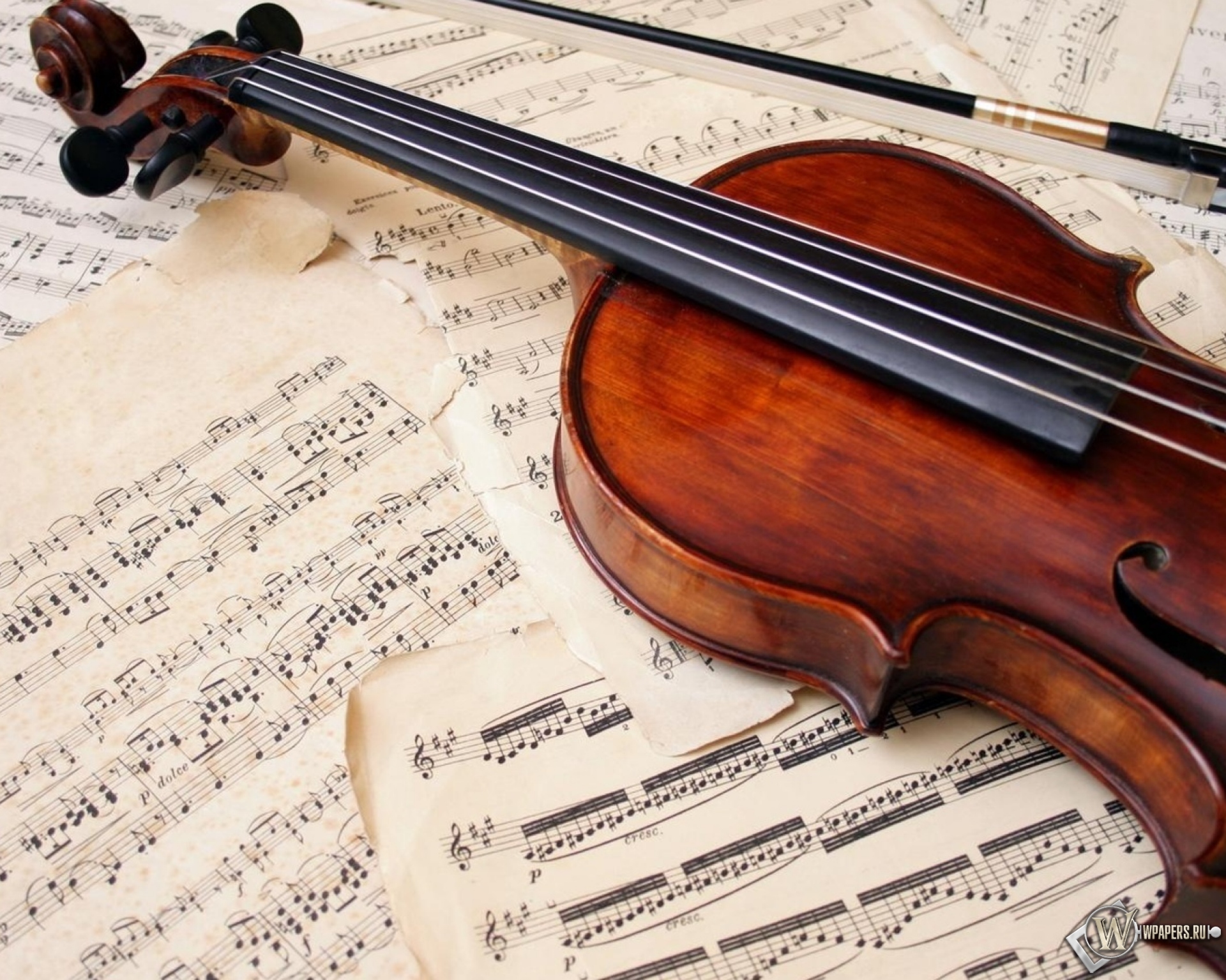Скрипка  1920x1536