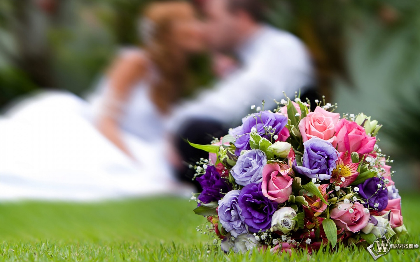 Свадебные цветы 1440x900