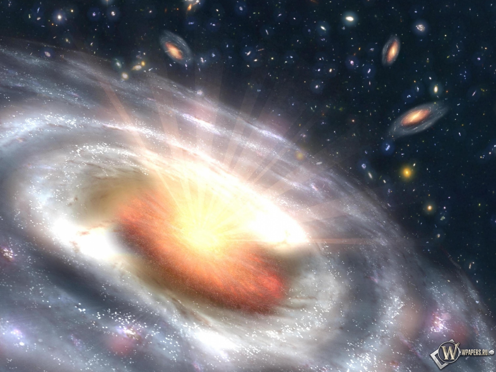 Галактический взрыв 1600x1200