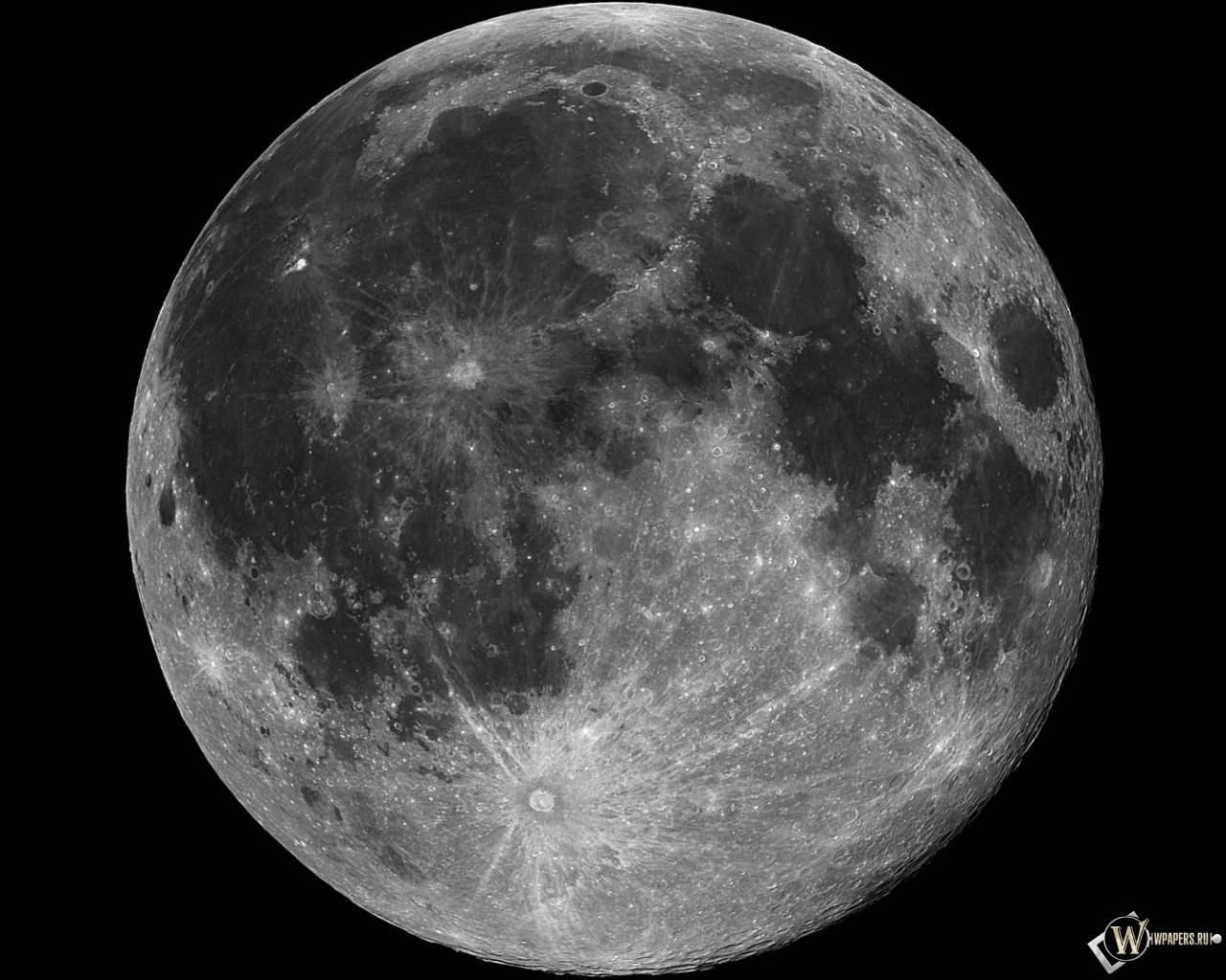 Луна 1280x1024
