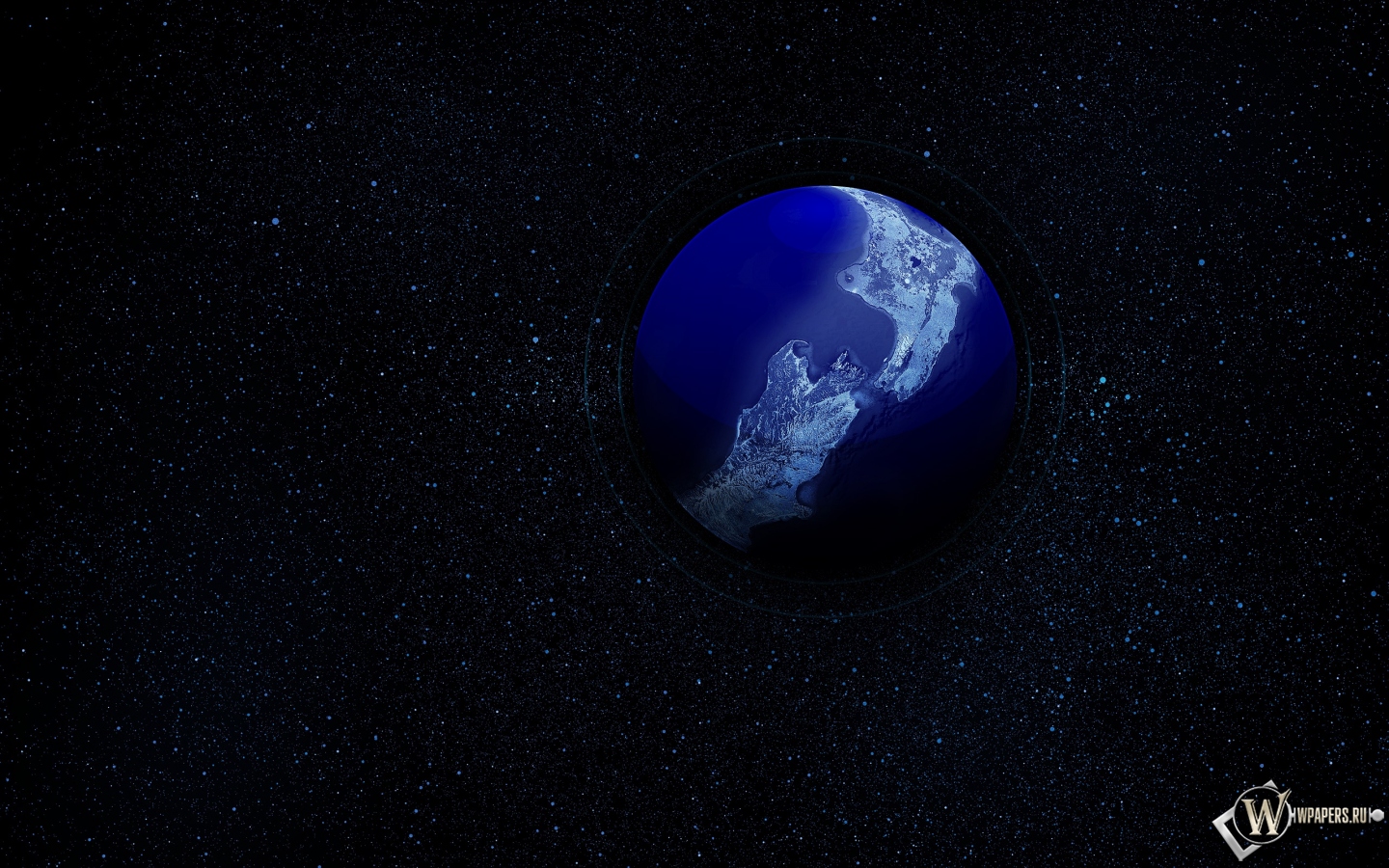 Планета в воде 1440x900