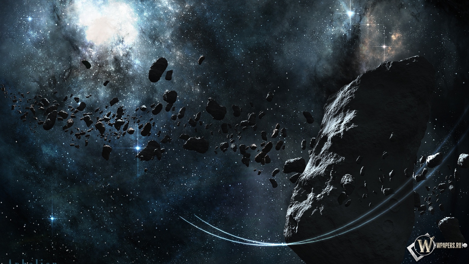 Астероид 1600x900