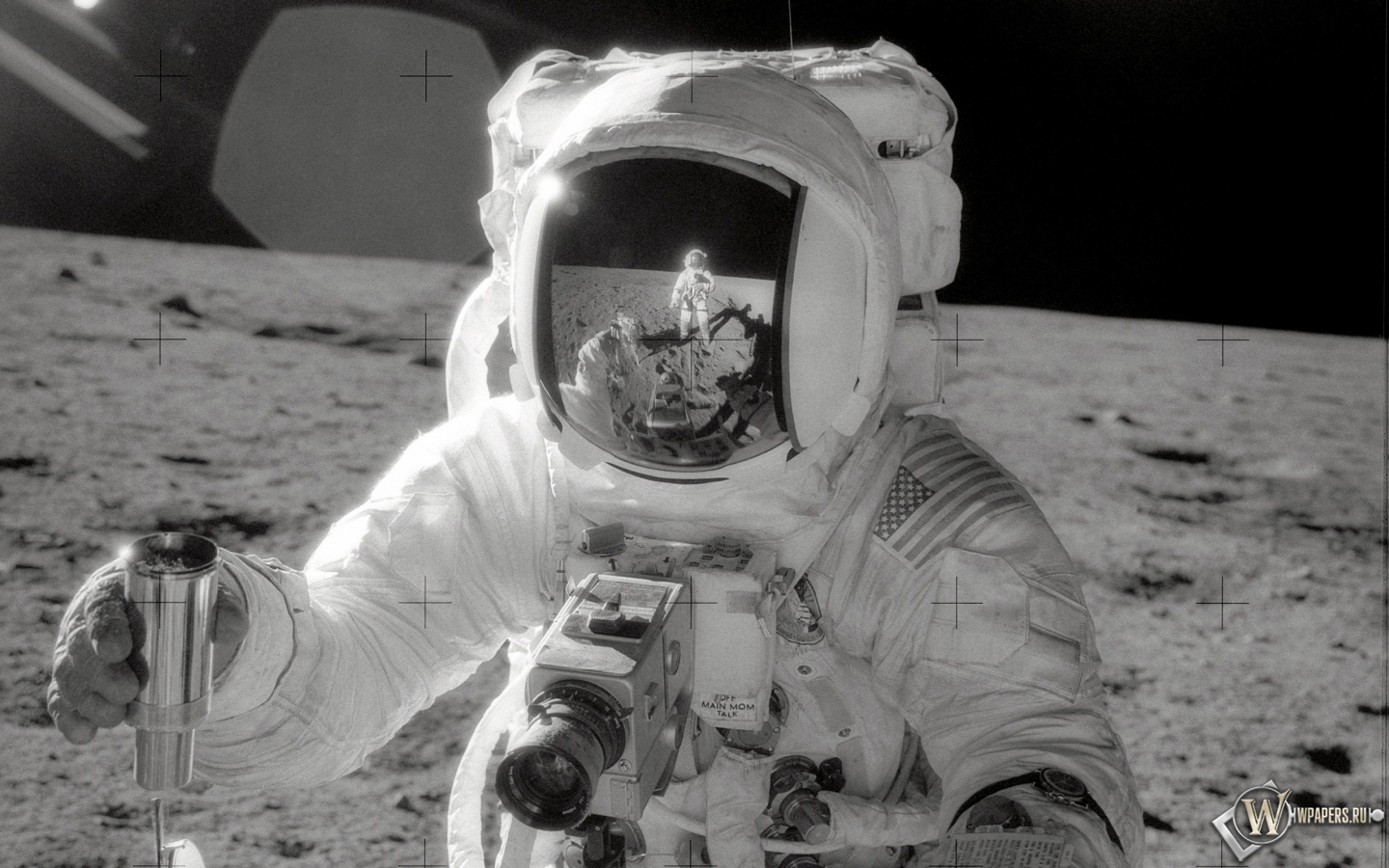 Космонавт на Луне 1440x900