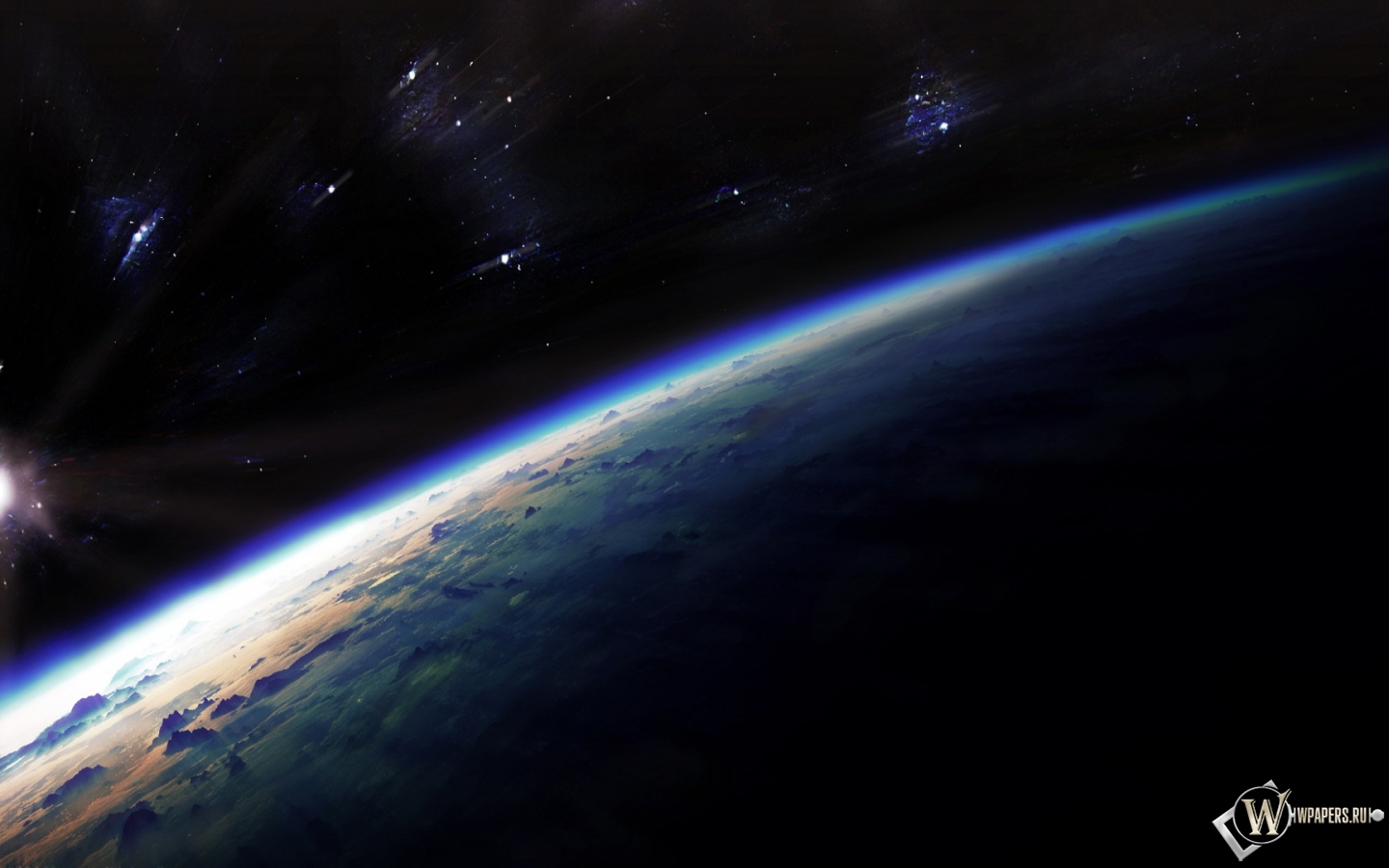 Поверхность планеты 1440x900