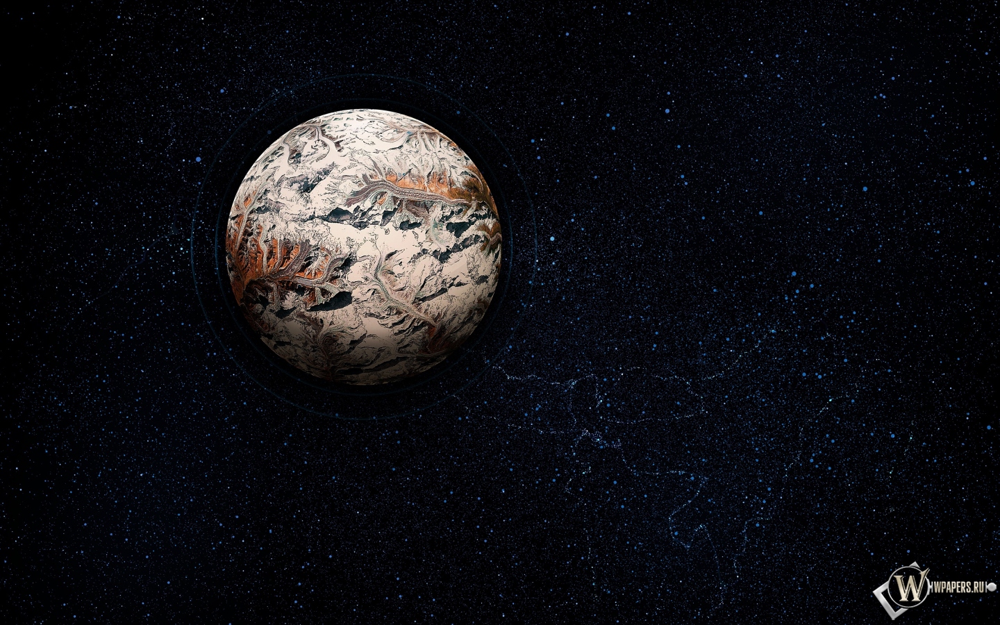 Коричневая планета 1440x900