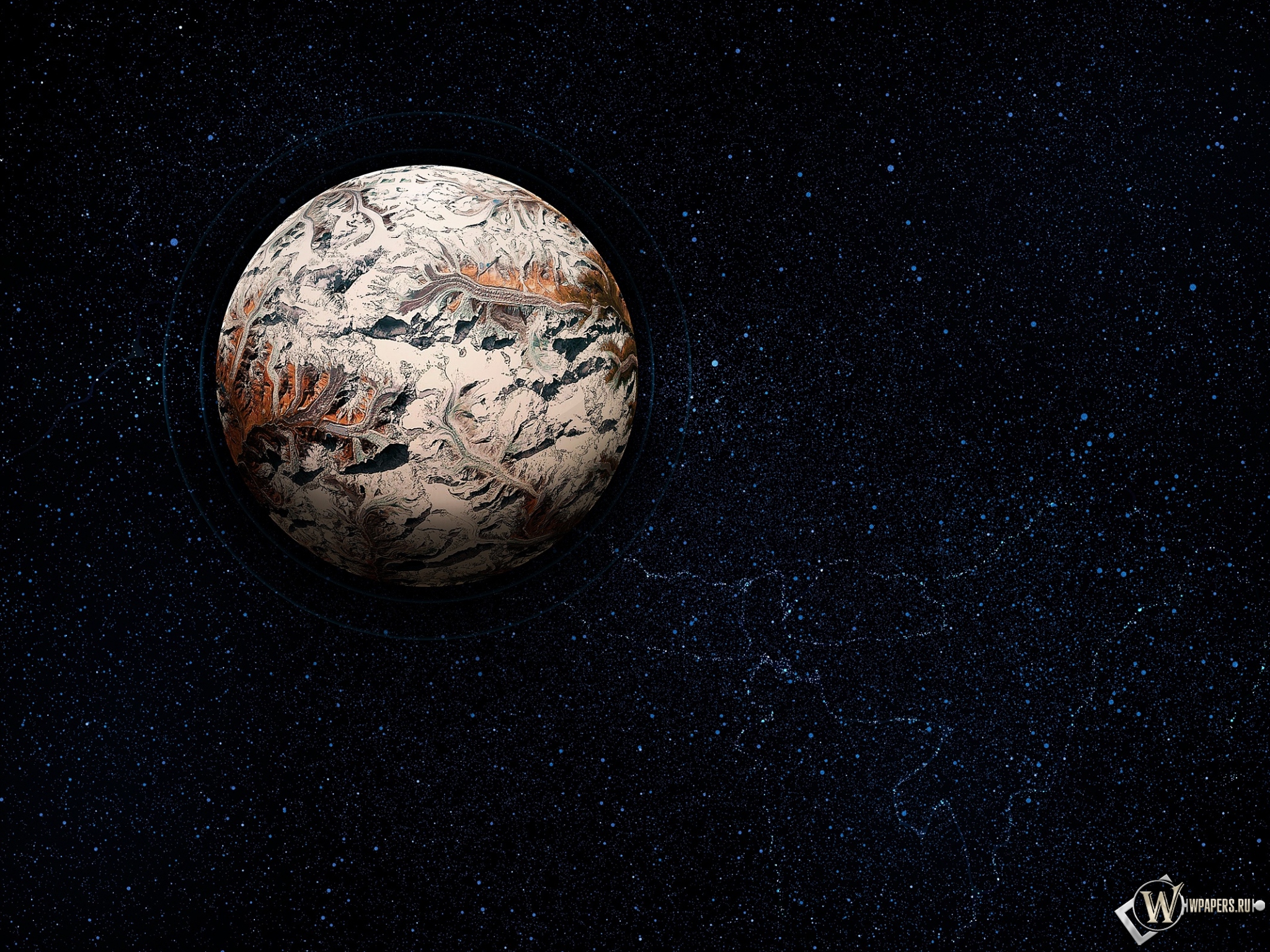 Коричневая планета 2048x1536