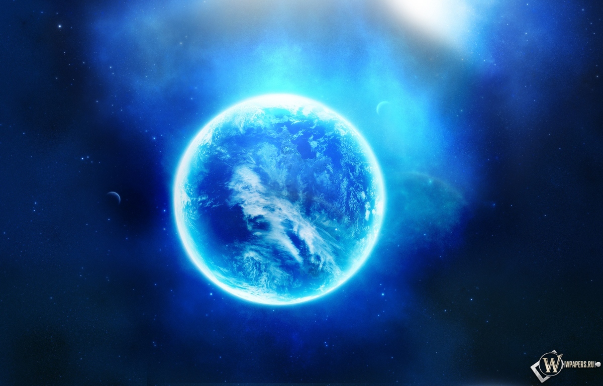 Синяя планета 1200x768