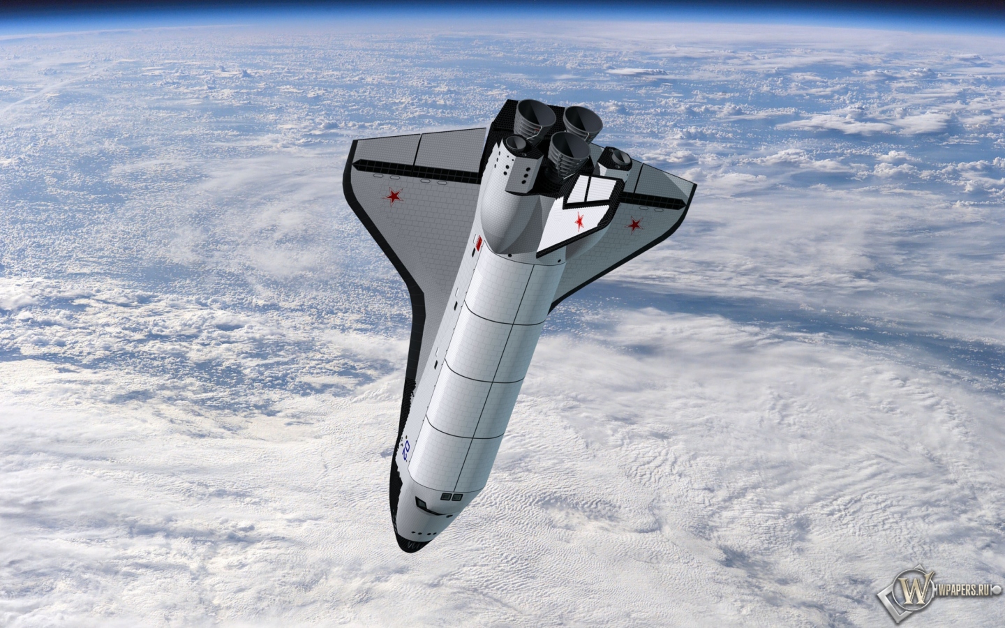 Космический корабль Буран 1440x900