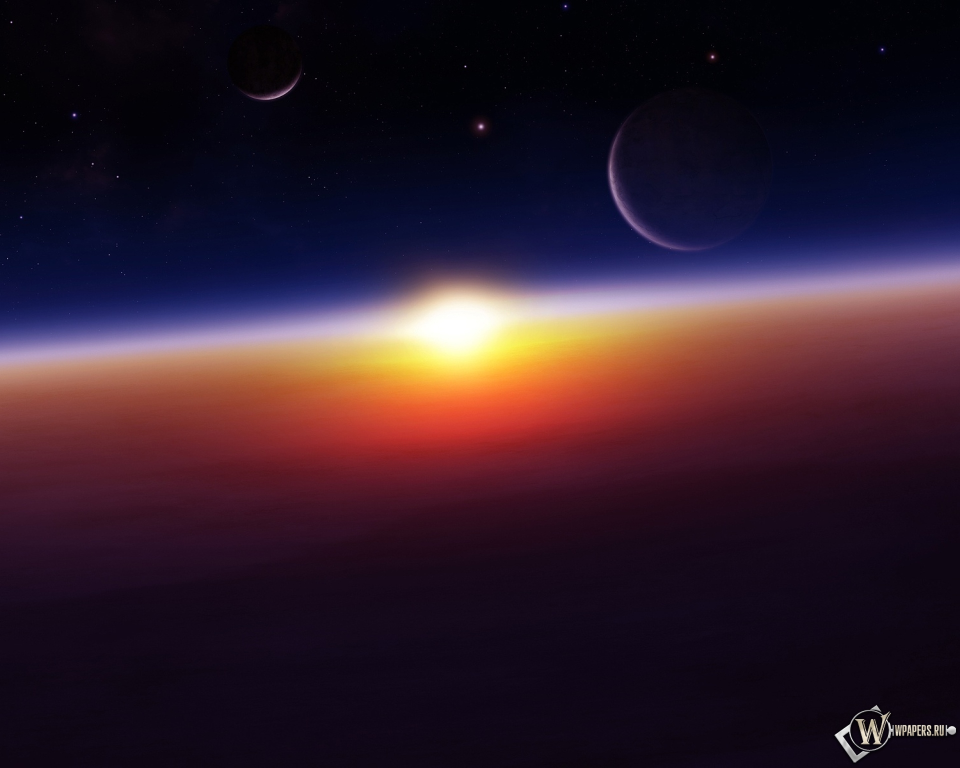 Космический восход 1920x1536