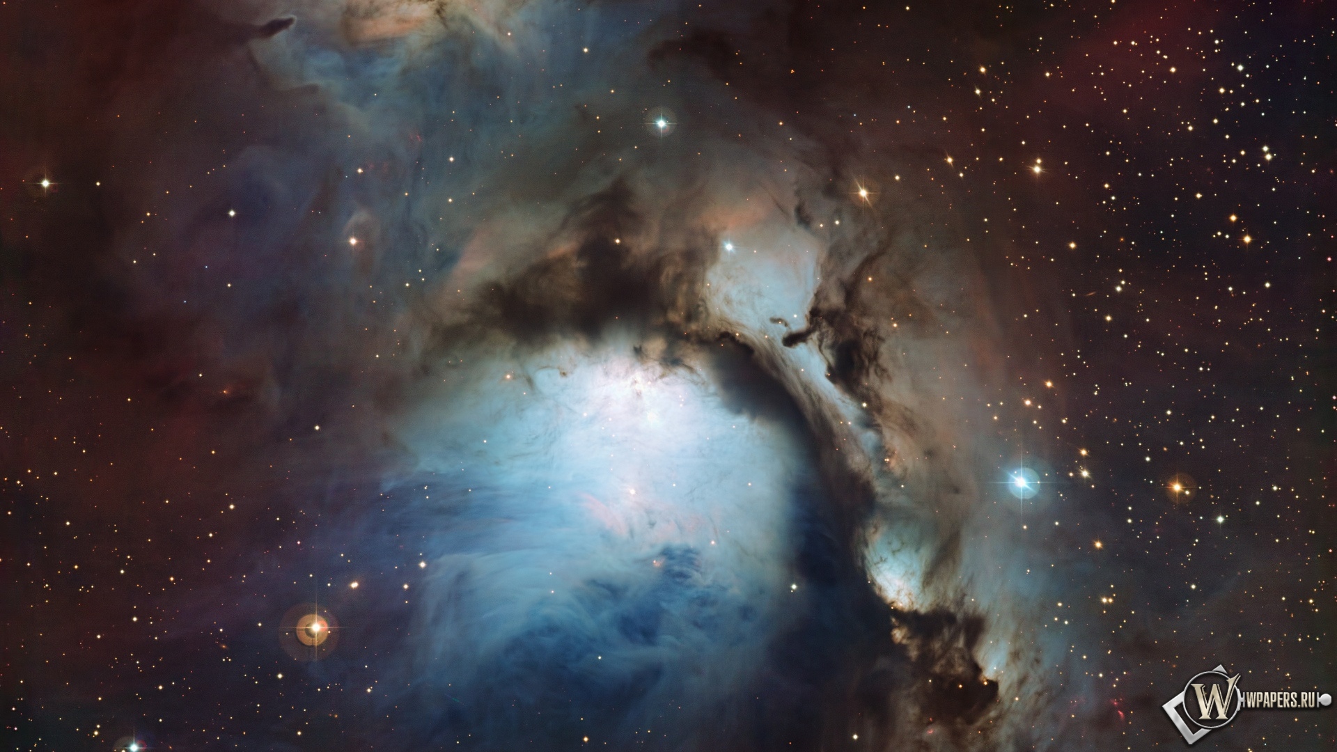 Туманность Messier 78 1920x1080
