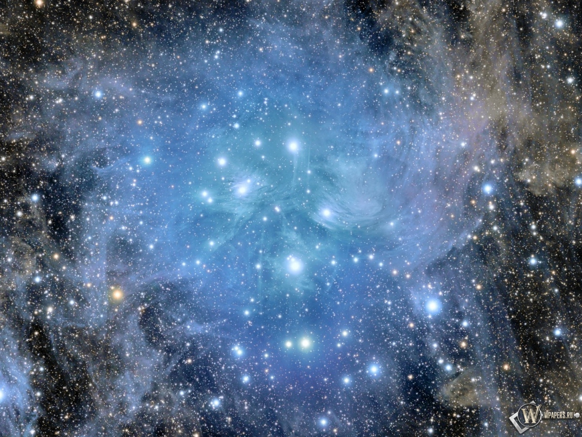 Звёздное скопление Плеяды 1152x864