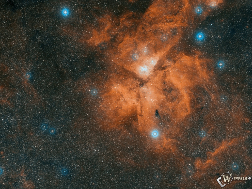 Туманность NGC 3372 1024x768