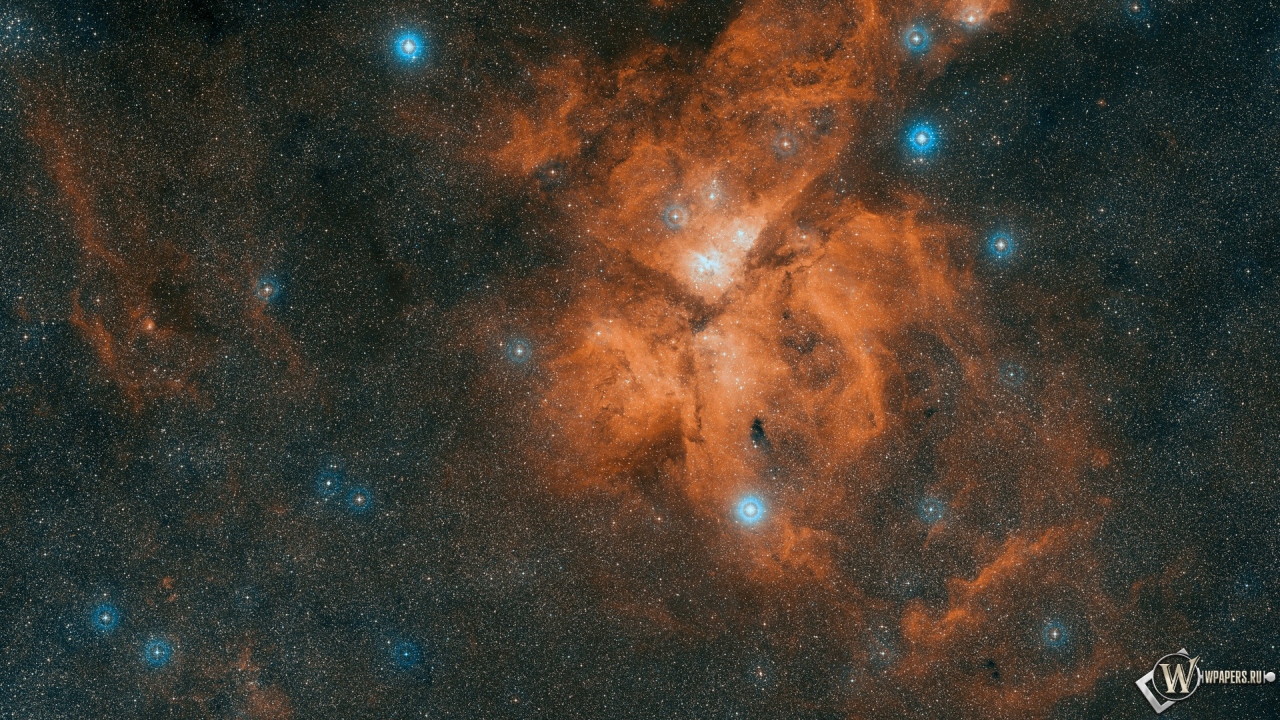 Туманность NGC 3372 1280x720