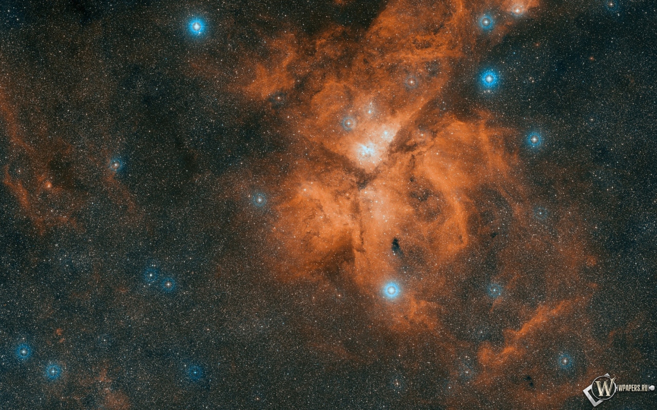 Туманность NGC 3372 1280x800