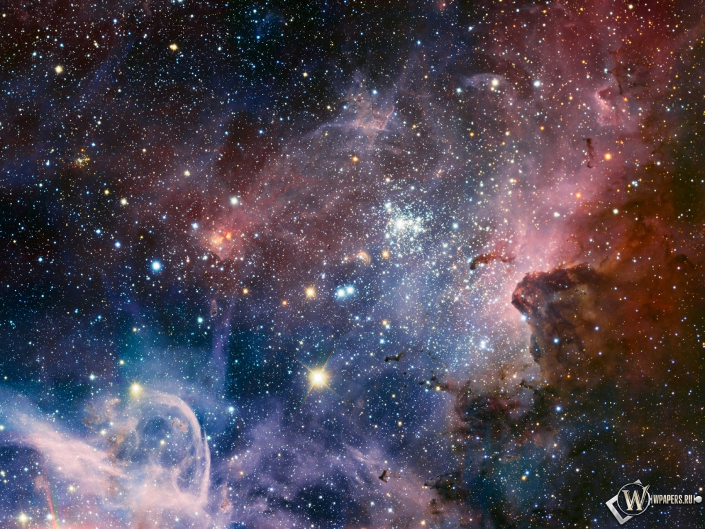 Туманность Carina Nebula 1024x768