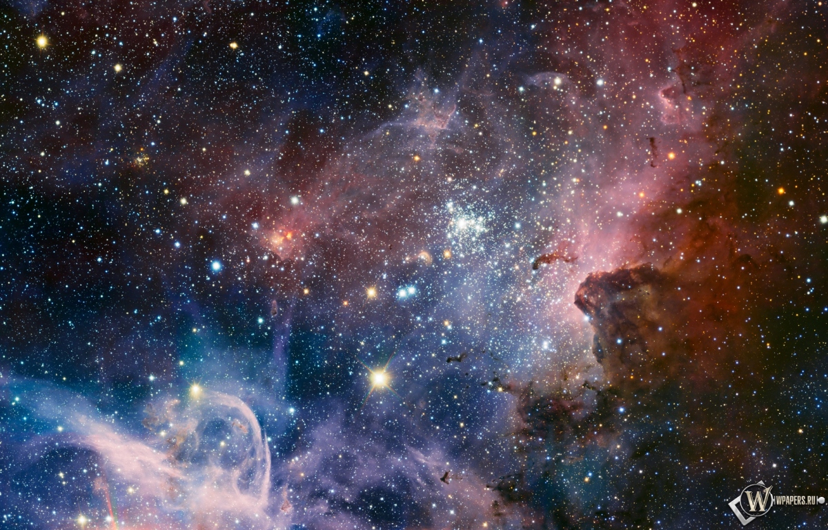 Туманность Carina Nebula 1200x768