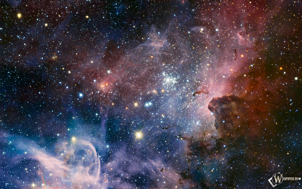 Туманность Carina Nebula 1280x800
