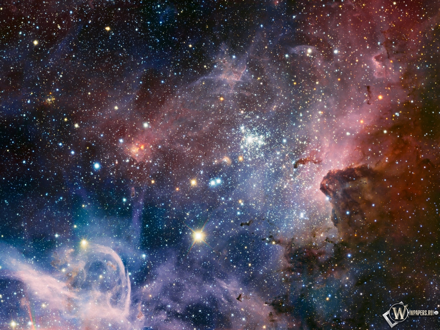 Туманность Carina Nebula 1400x1050
