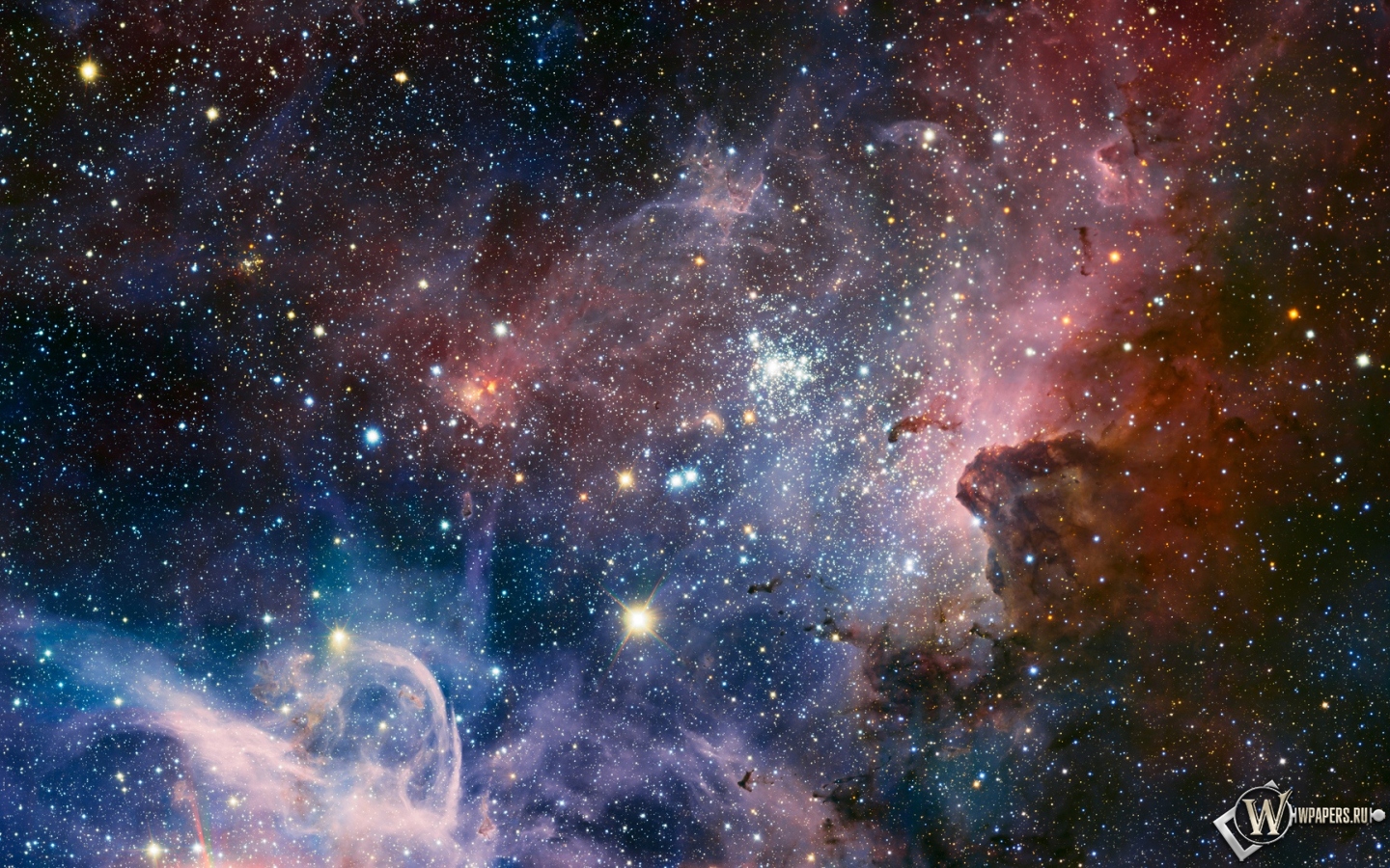 Туманность Carina Nebula 1440x900
