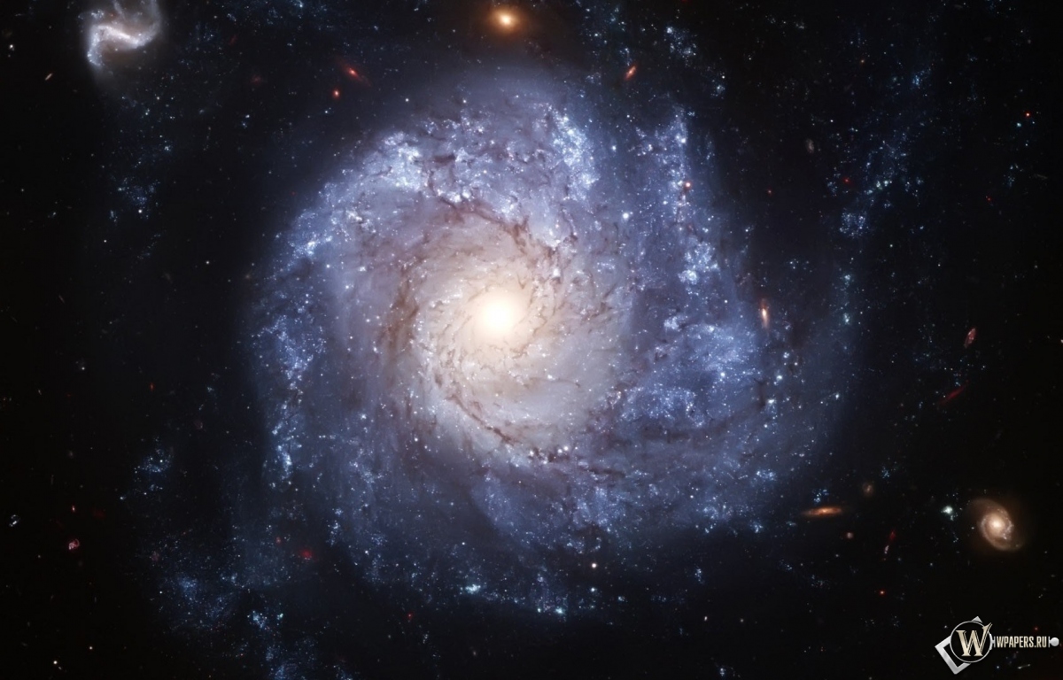Спиральная галактика NGC 1309 1200x768