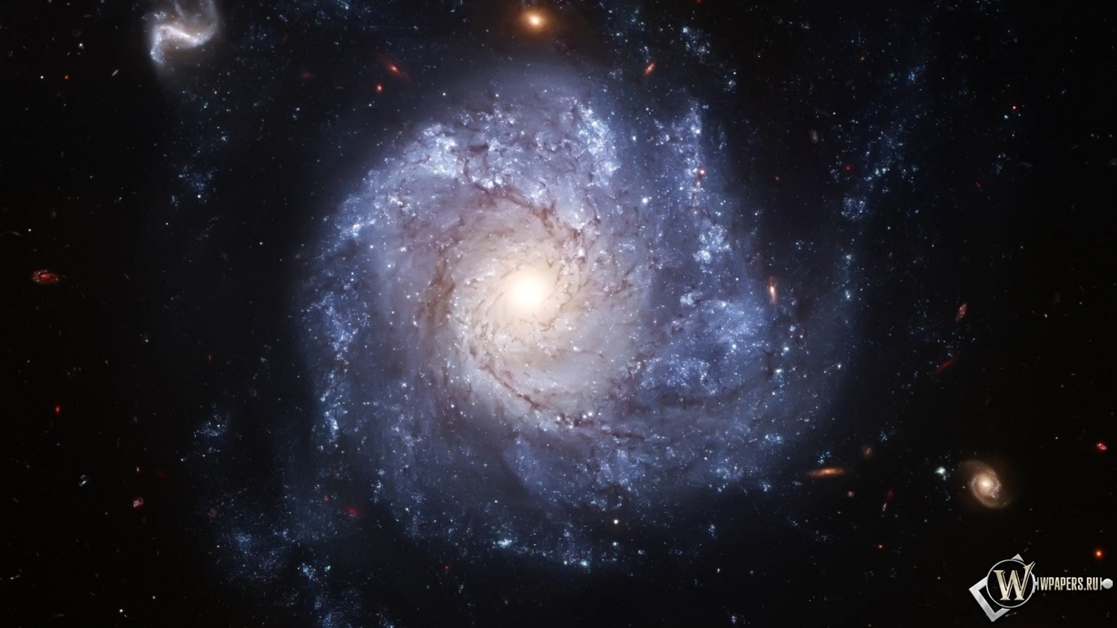 Спиральная галактика NGC 1309 1600x900