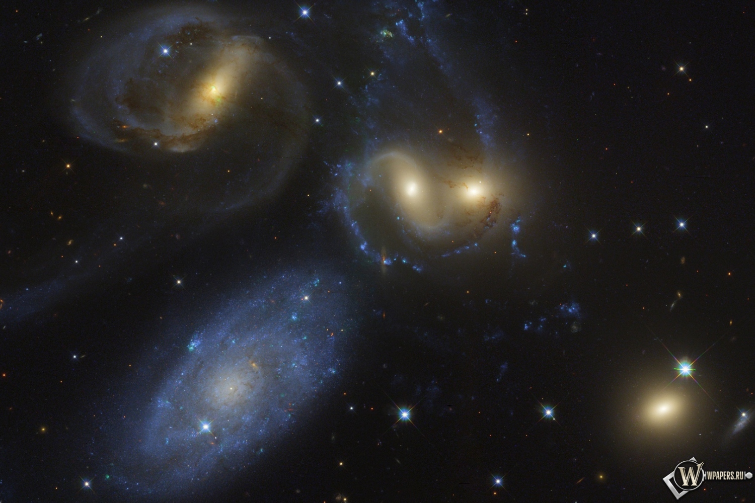 Группа галактик Квинтет Стефана 1500x1000