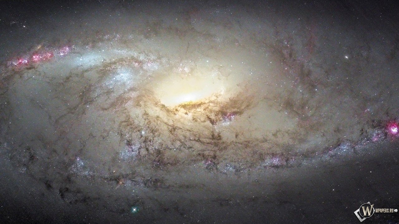 Галактика М 106 1280x720