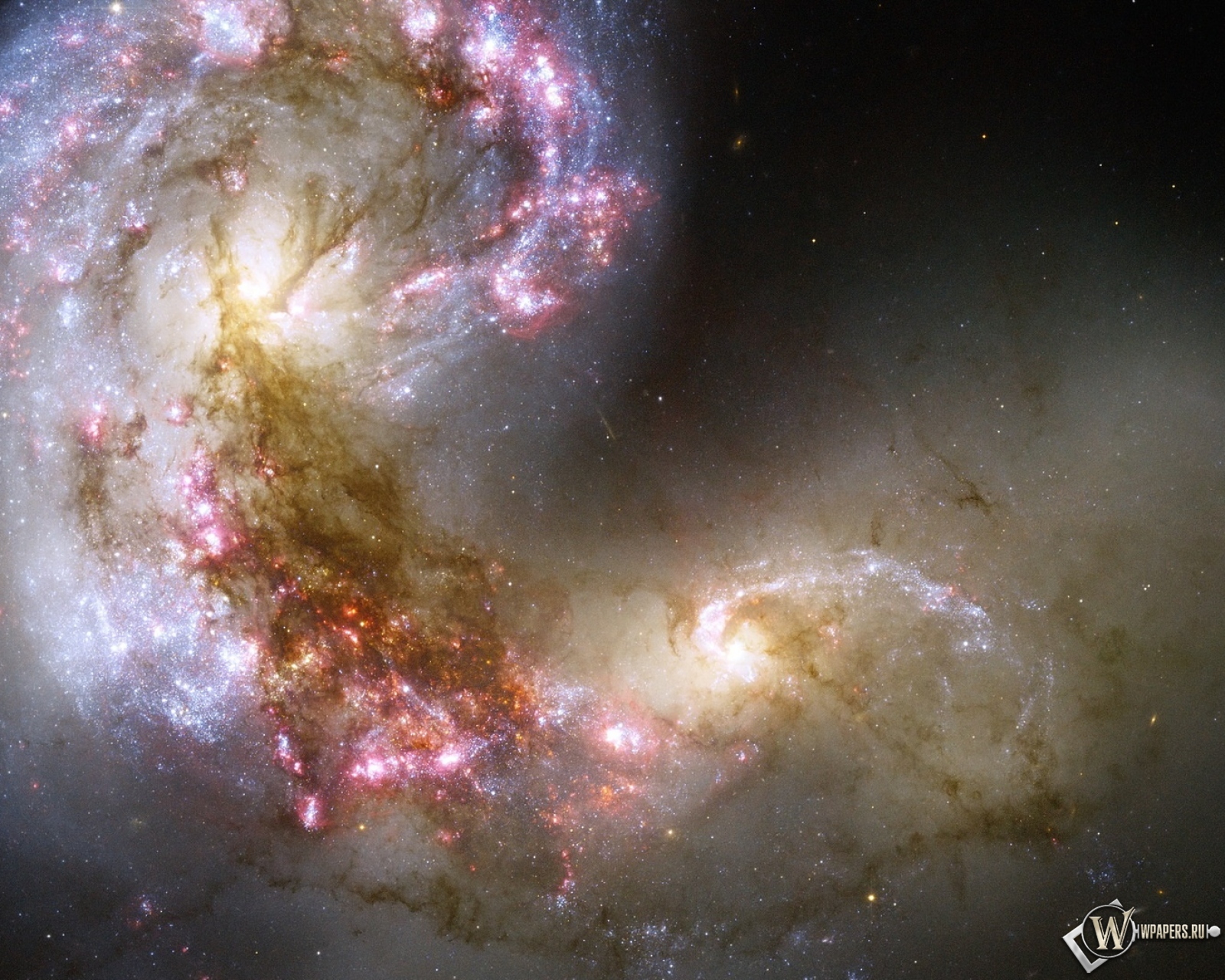 Галактика Антенна 1600x1280