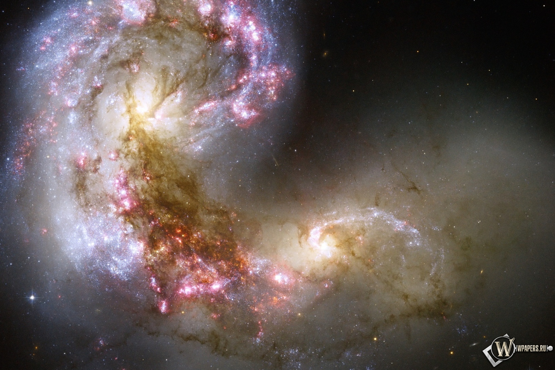 Галактика Антенна 1920x1280