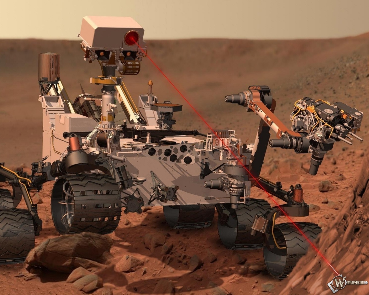 Марсоход Curiosity 1280x1024