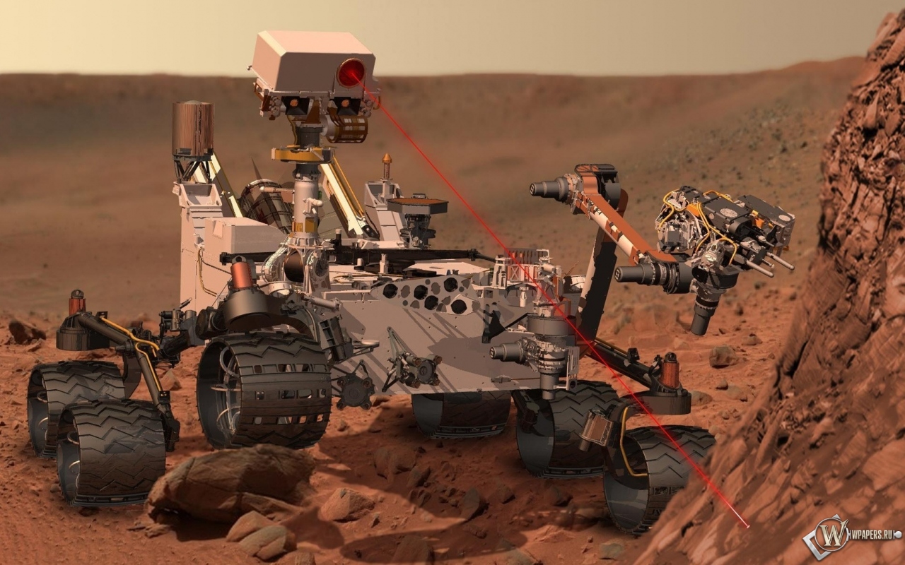Марсоход Curiosity 1280x800