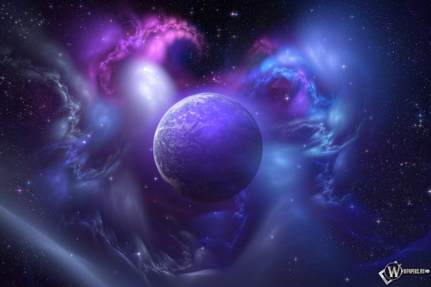 Фиолетовая планета 1500x1000