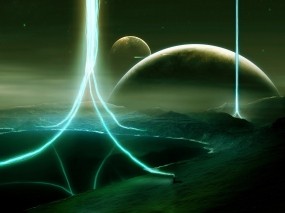 Обои Lux Aeterna: Планеты, Фэнтези, Космос