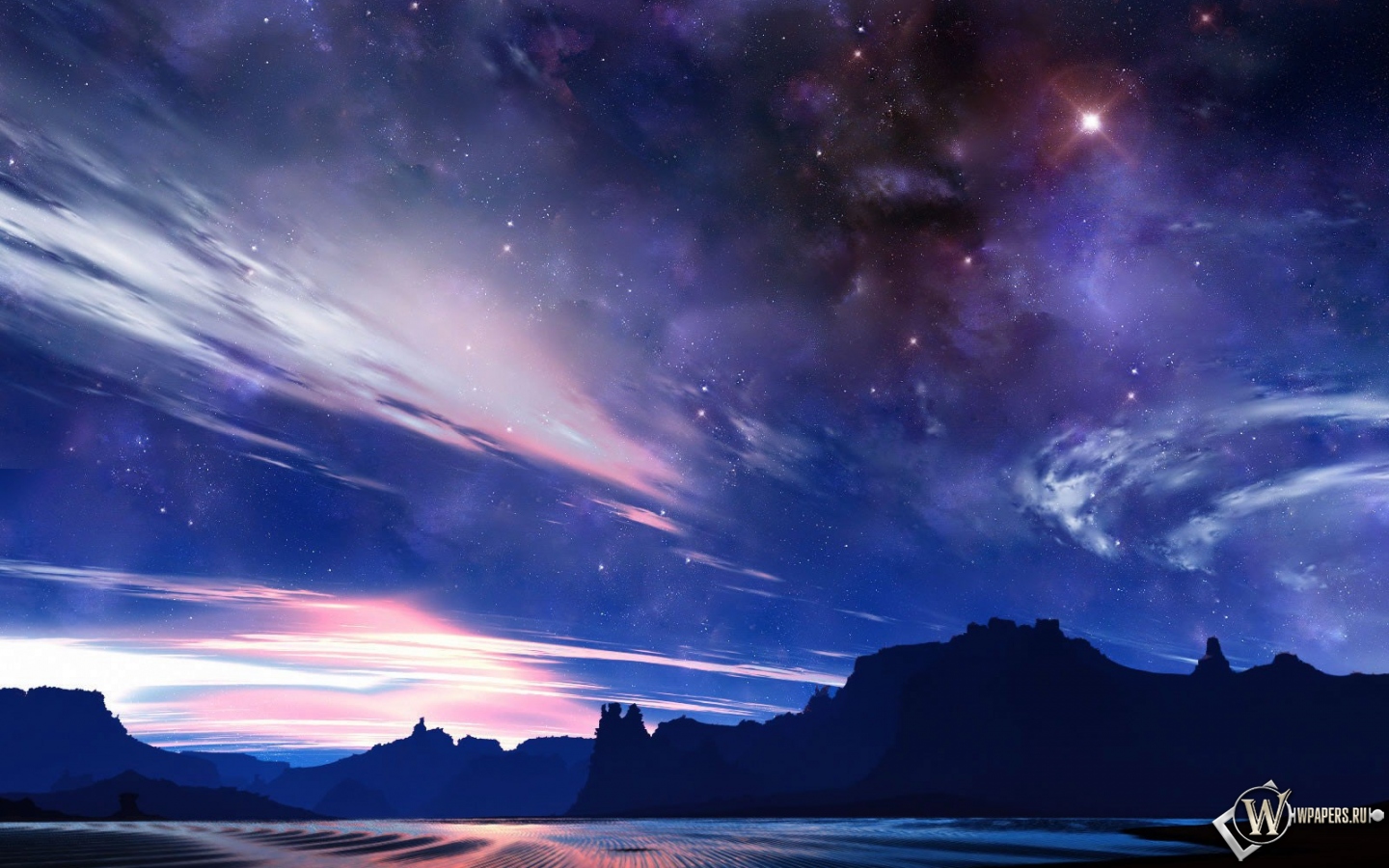 Звездное небо 1440x900