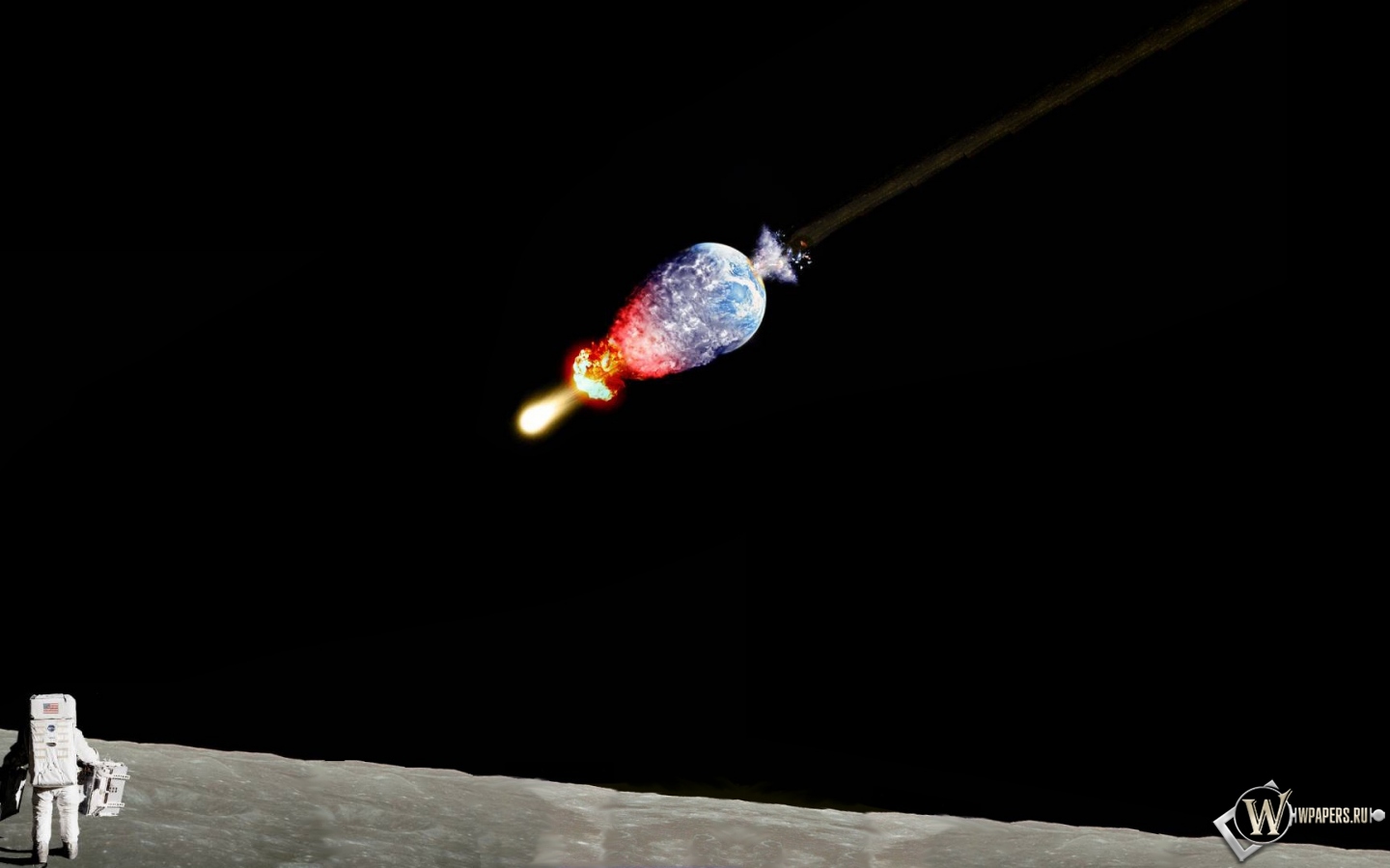 2012 высадка на луну 1440x900