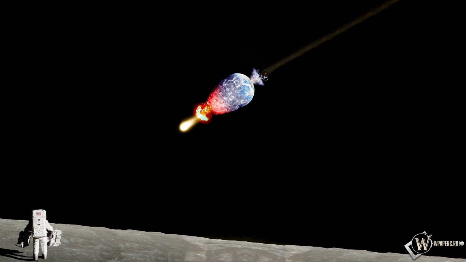 2012 высадка на луну 1600x900