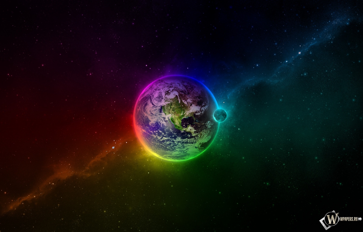 Разноцветная земля 1200x768
