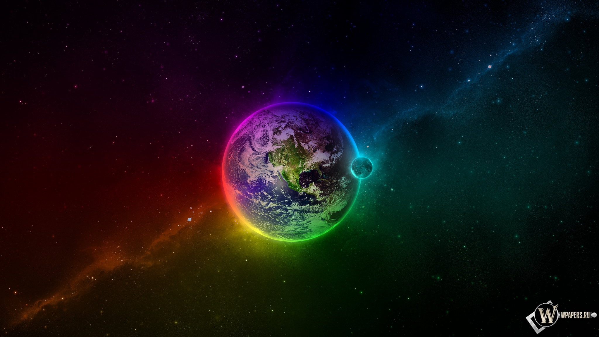 Разноцветная земля 2048x1152